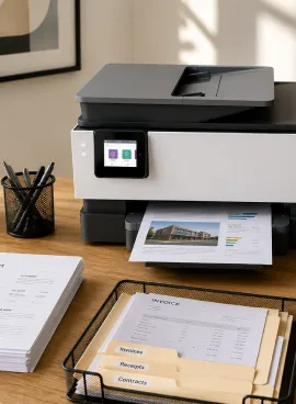 Why the OfficeJet 9122e All-in-One Printer Simplifies Document Management