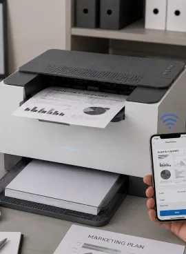 How the LaserJet M209dw Printer Supports Wireless Printing Workflows