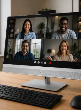 Why the EliteOne 870 27 inch G9 All-in-One Desktop PC Supports Connected Workspaces