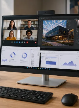 How the EliteStudio 8 All-in-One G1i 23.8 inch Desktop AI PC Supports Modern Digital Workflows