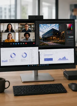 Why the EliteStudio 8 All-in-One G1i 23.8 inch Desktop AI PC Supports Connected Workspaces